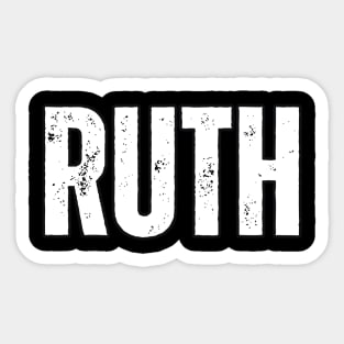 Ruth Name Gift Birthday Holiday Anniversary Sticker